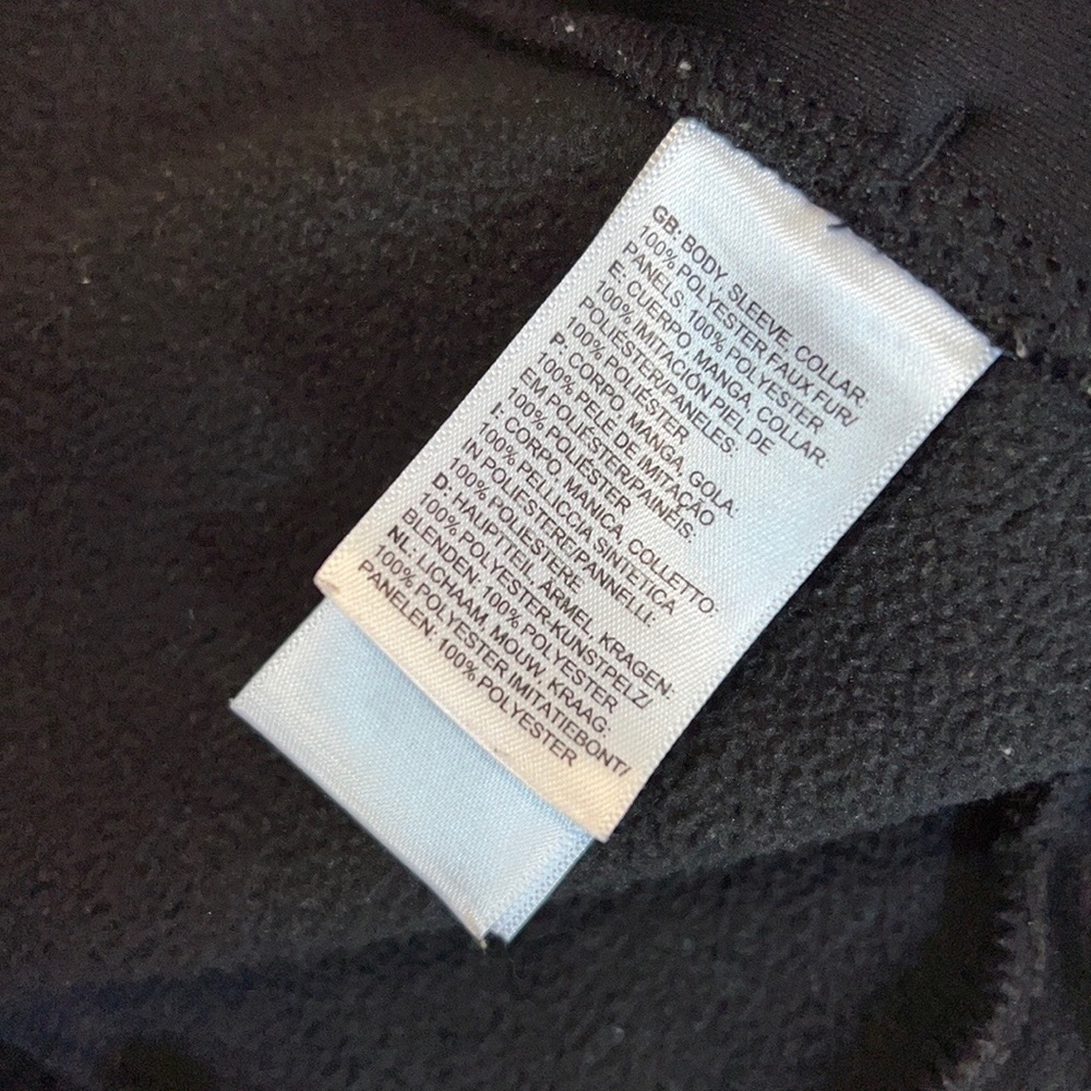 The North Face Women’s Fleece  Full Zip Jacket Black Small - Picture 6 of 12